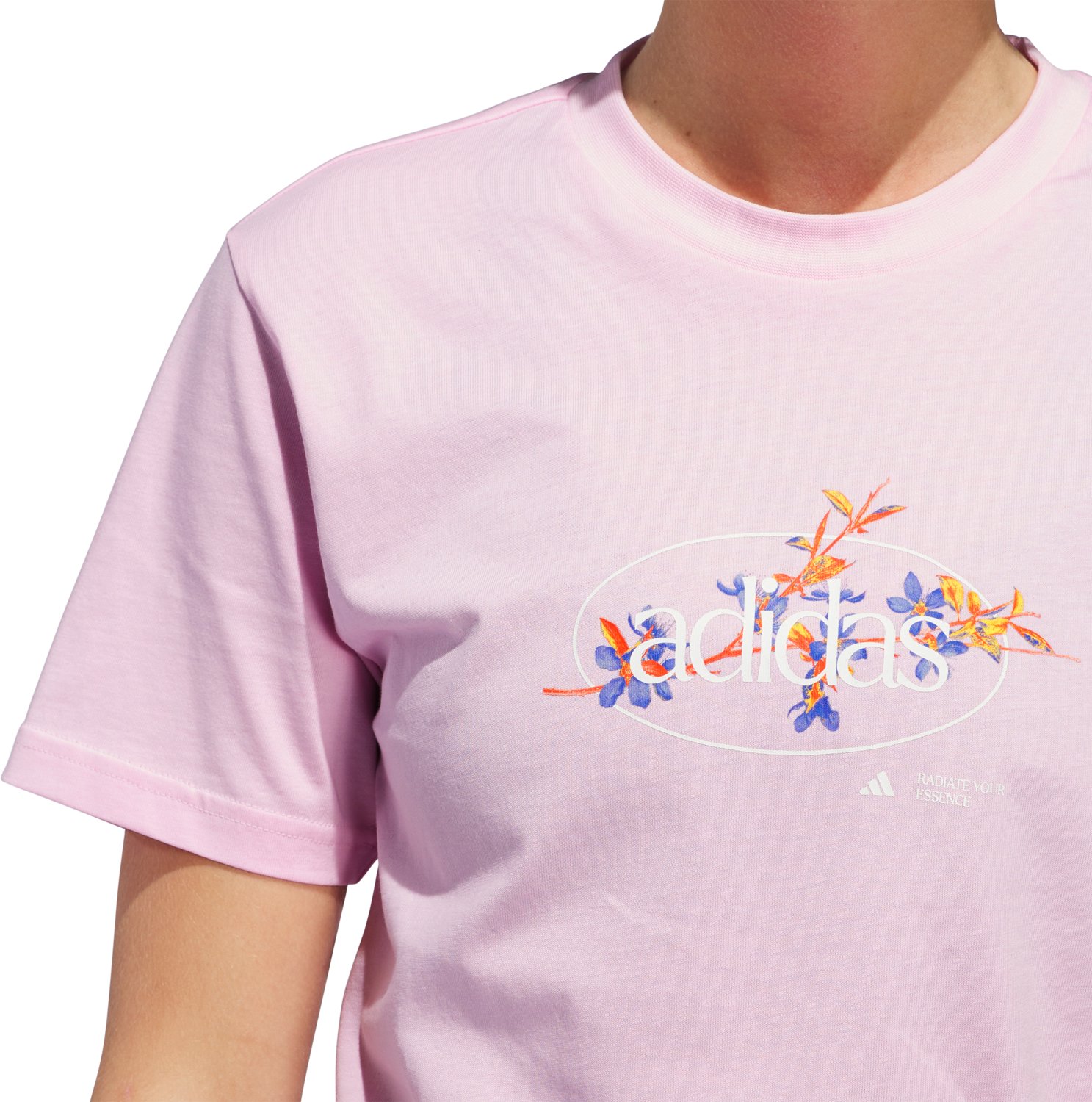 adidas Women's Elements Radiate Floral Graphic T-Shirt - view number 3