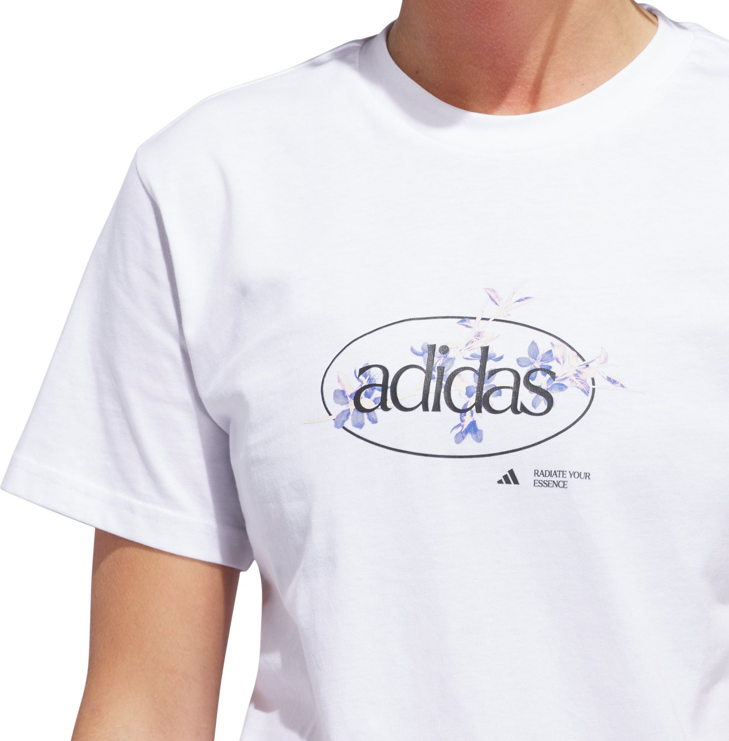 adidas Women's Elements Radiate Floral Graphic T-Shirt - view number 3