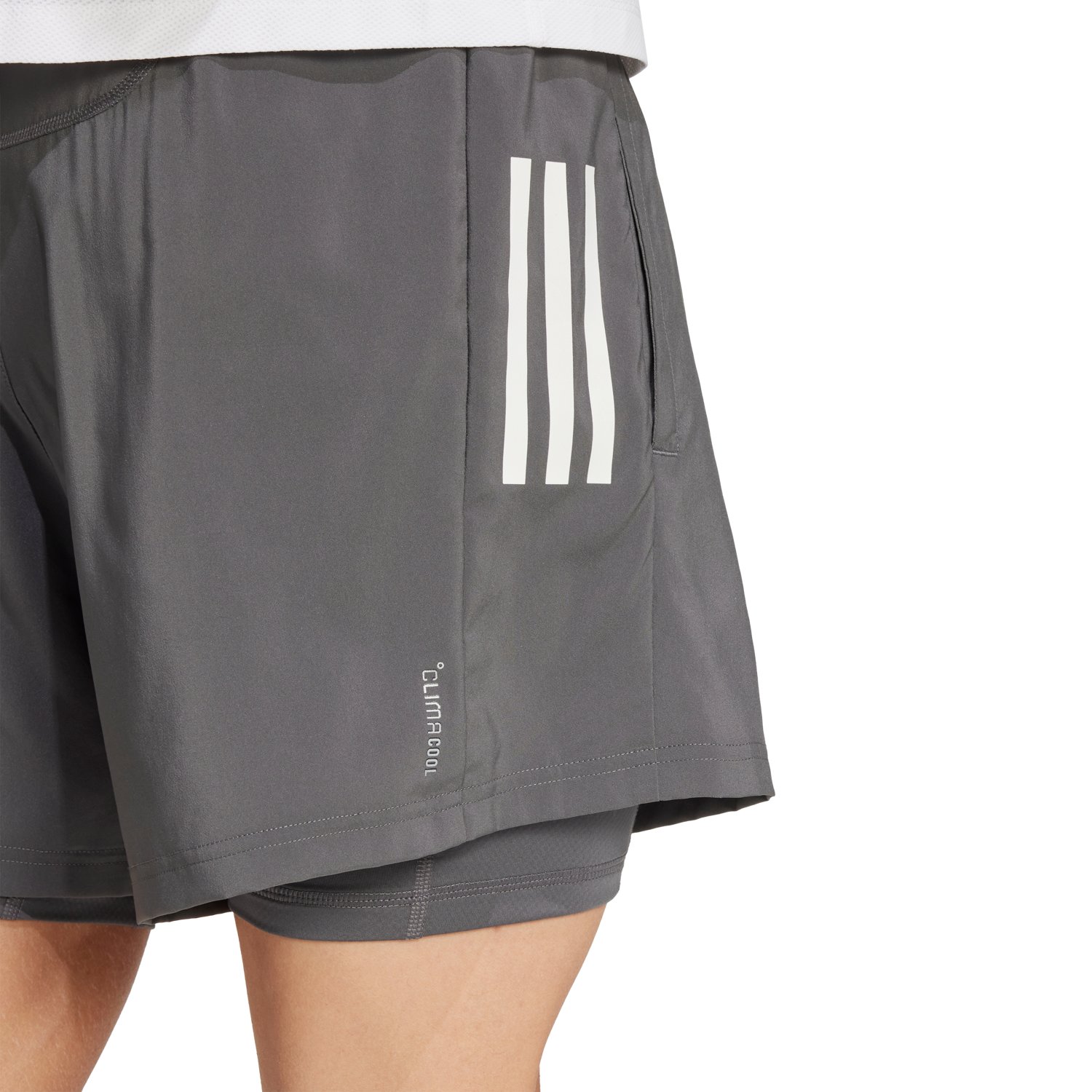 adidas Men's Own the Run climacool® 2-in-1 Shorts 7 in - view number 3