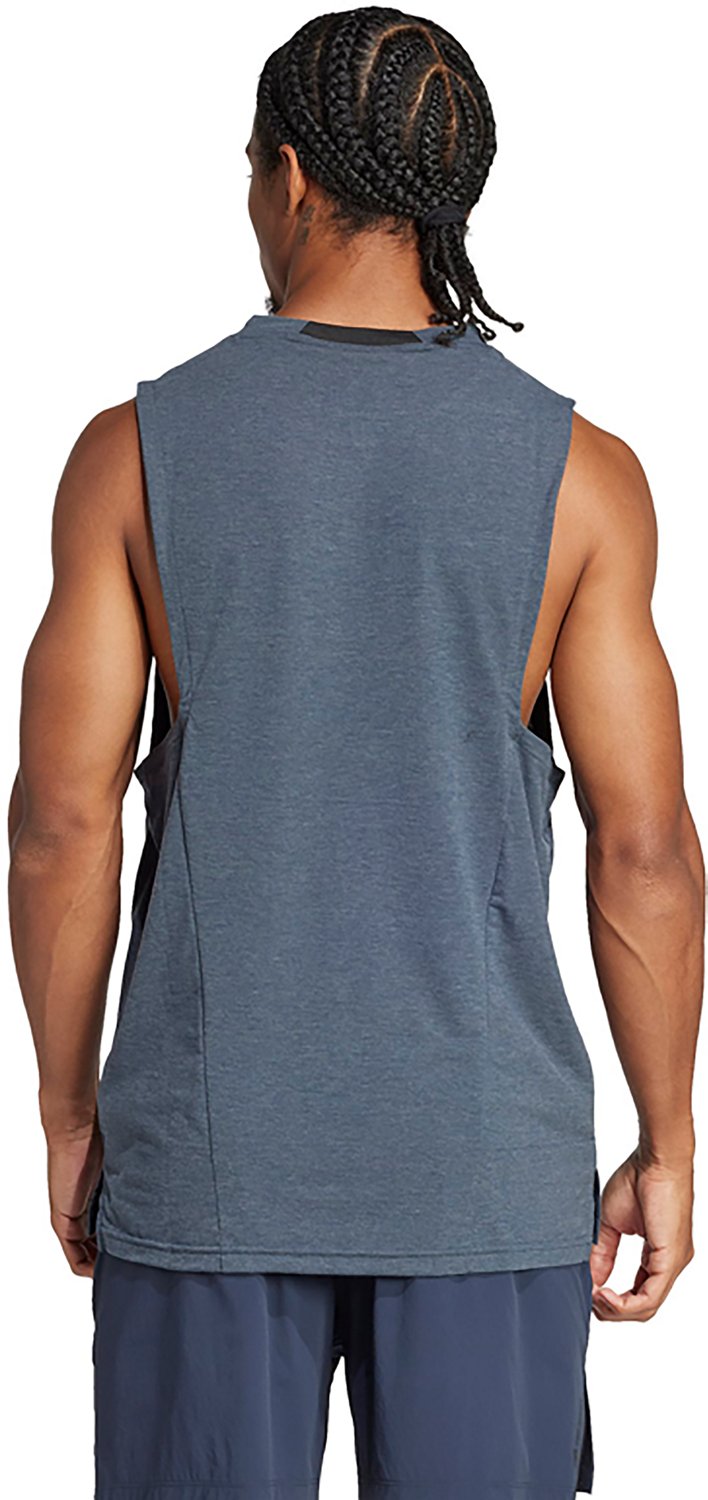 adidas Men's D4T 3-Stripes Tank Top - view number 2
