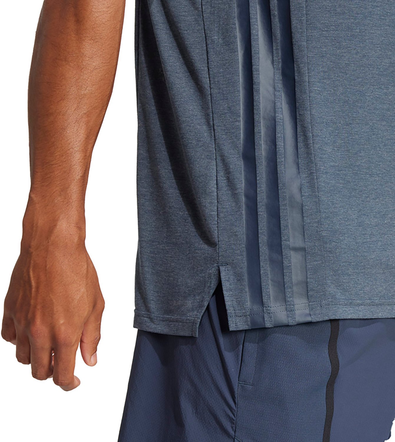 adidas Men's D4T 3-Stripes Tank Top - view number 4
