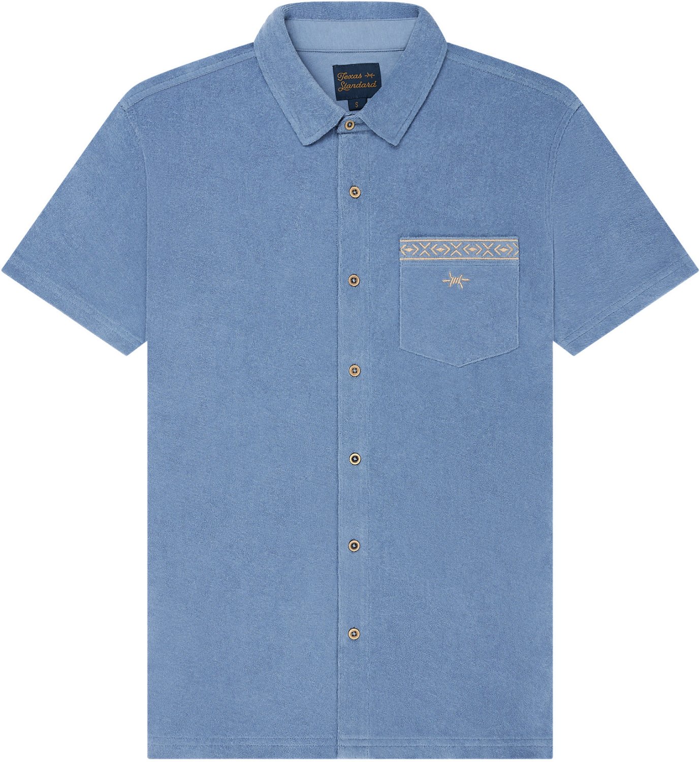 Texas Standard Men's Terlingua Terry Cloth Short Sleeve Shirt