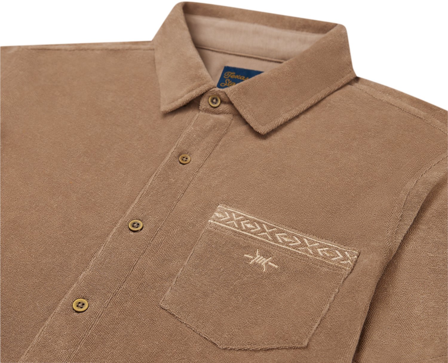 Texas Standard Men's Terlingua Terry Cloth Short Sleeve Shirt - view number 2