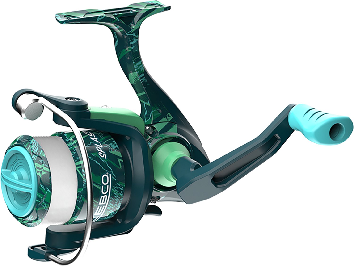 Zebco Splash 6 ft ML Freshwater Spinning Combo Fishing Rod