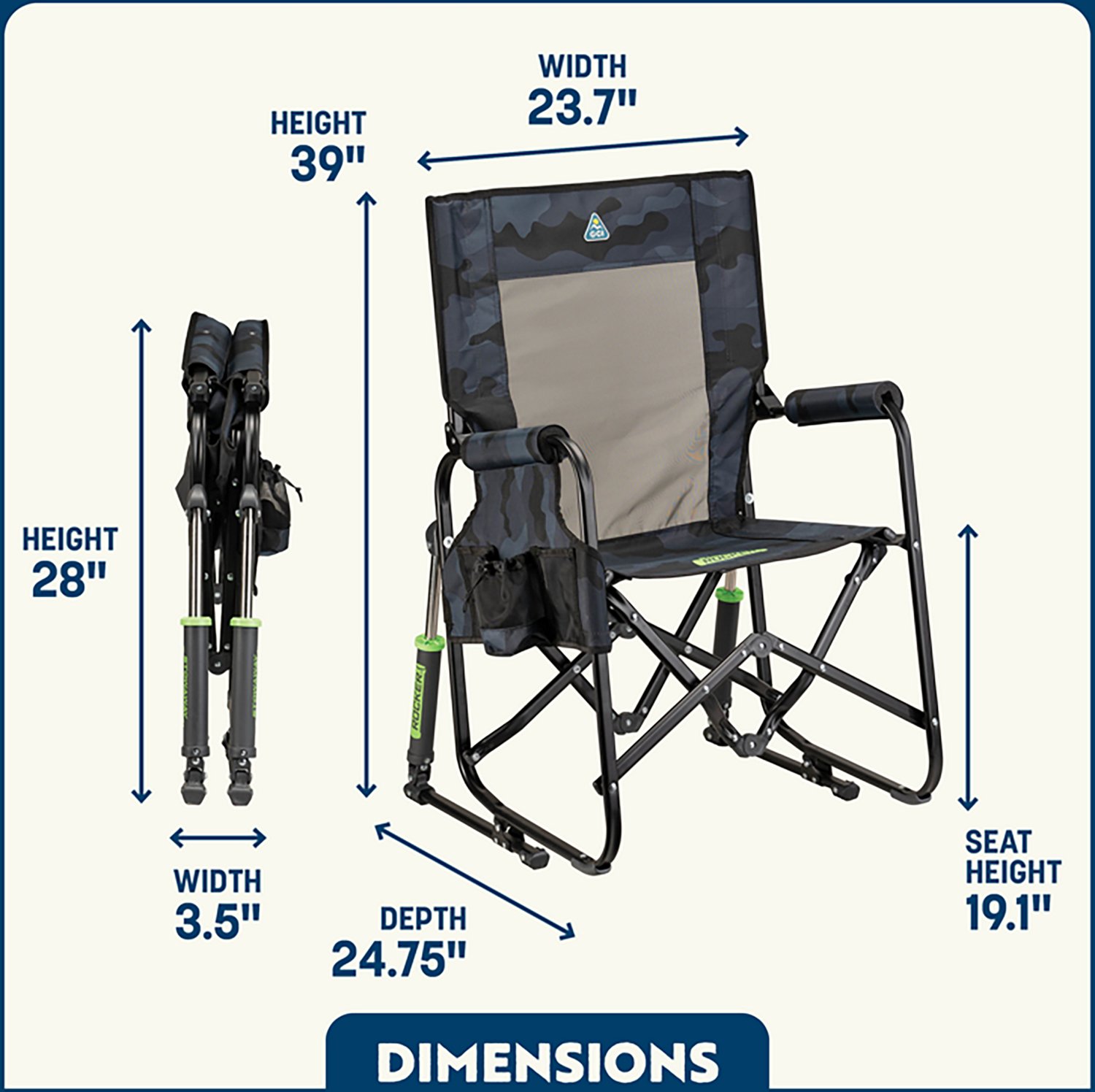 GCI Outdoor Stowaway Rocker                                                                                                      - view number 5