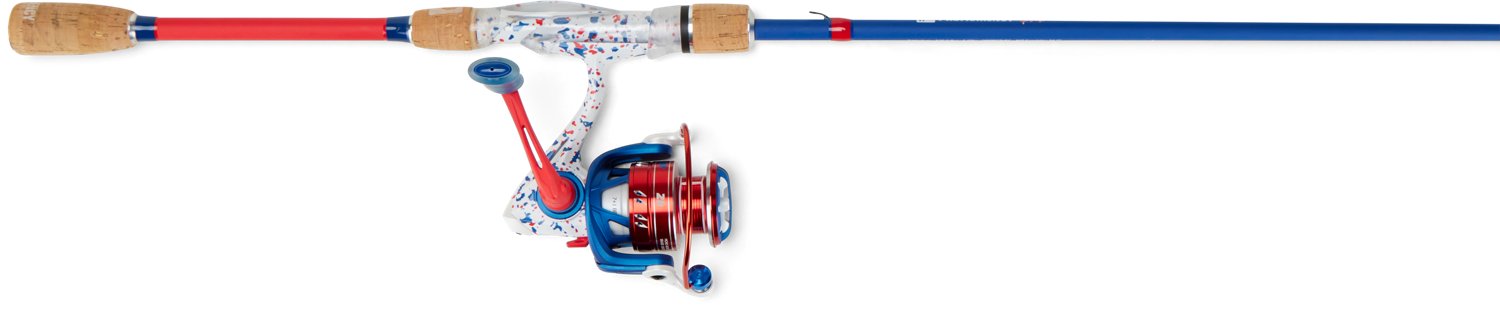 ProFISHiency DRIP Red White Blue 7ft M Freshwater Spinning Combo Fishing Rod                                                     - view number 2
