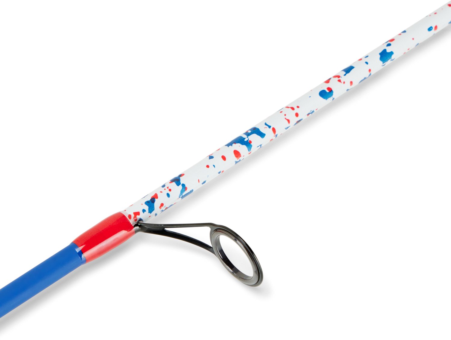 ProFISHiency DRIP Red White Blue 7ft M Freshwater Spinning Combo Fishing Rod                                                     - view number 4