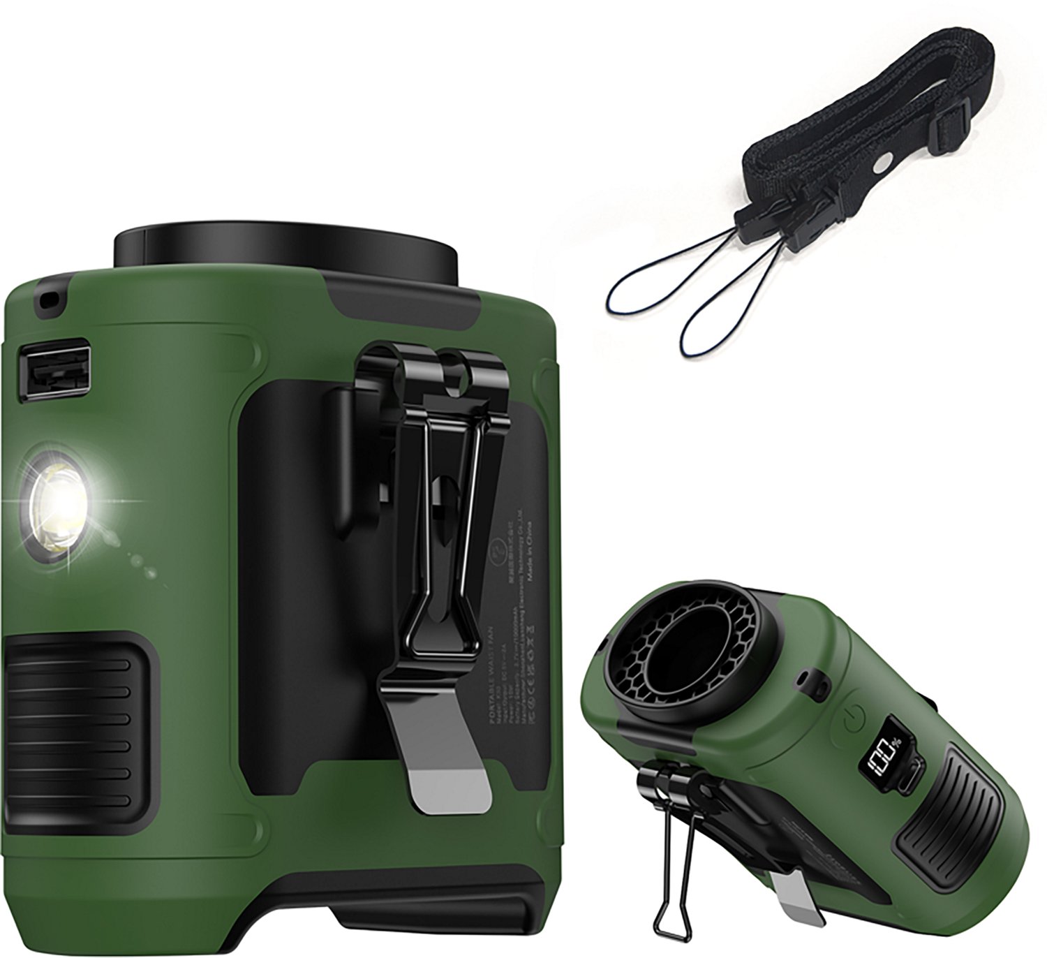 Panergy K50 40-Hour Rechargeable Portable Waist Fan - view number 3