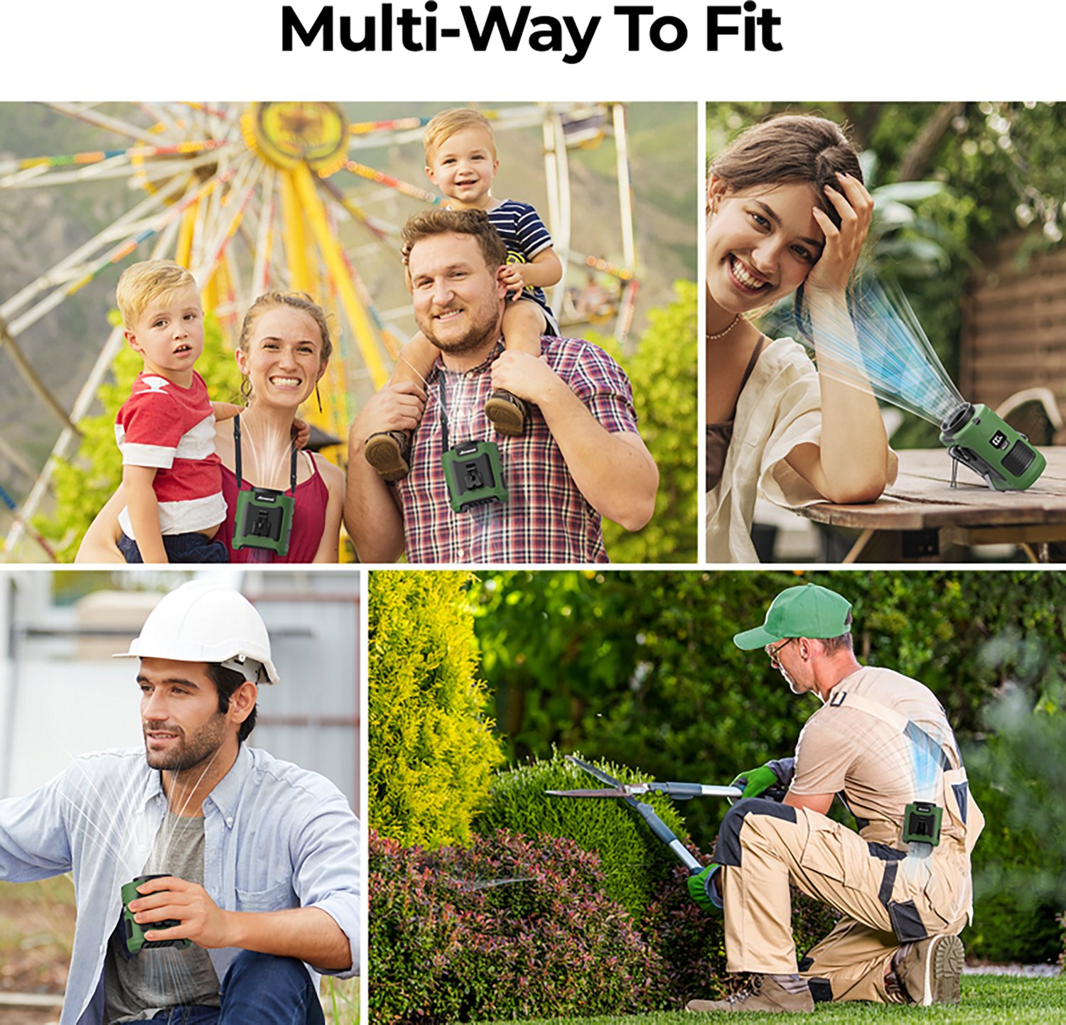 Panergy K50 40-Hour Rechargeable Portable Waist Fan - view number 6