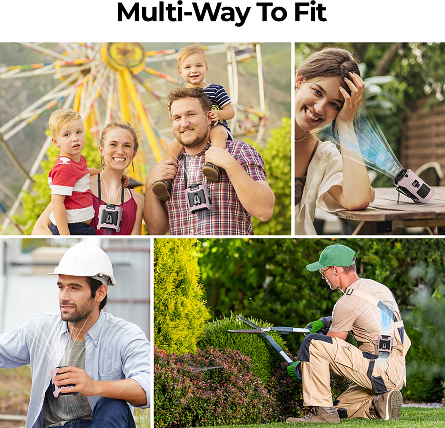 Panergy K50 40-Hour Rechargeable Portable Waist Fan - view number 6