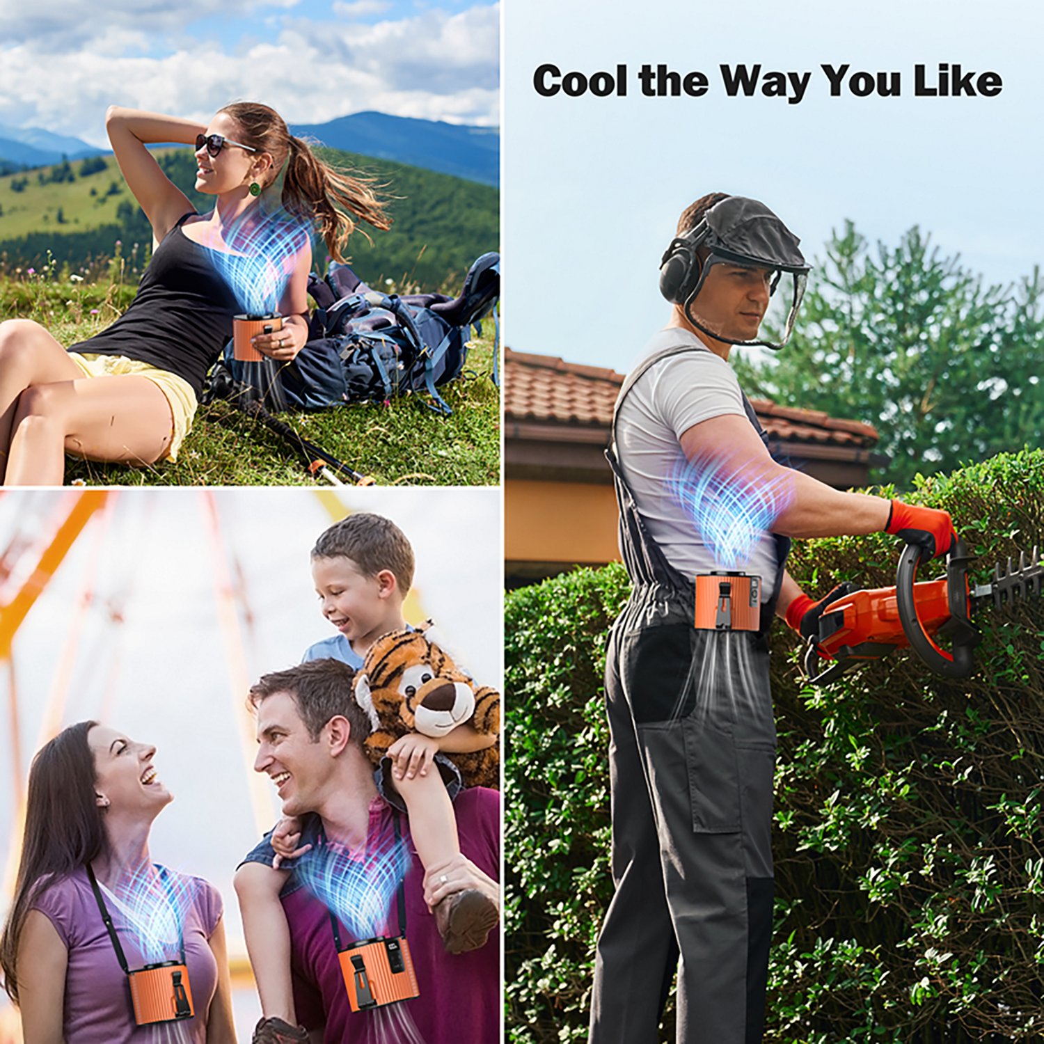 Panergy K20 20-Hour Rechargeable Portable Waist Fan - view number 8