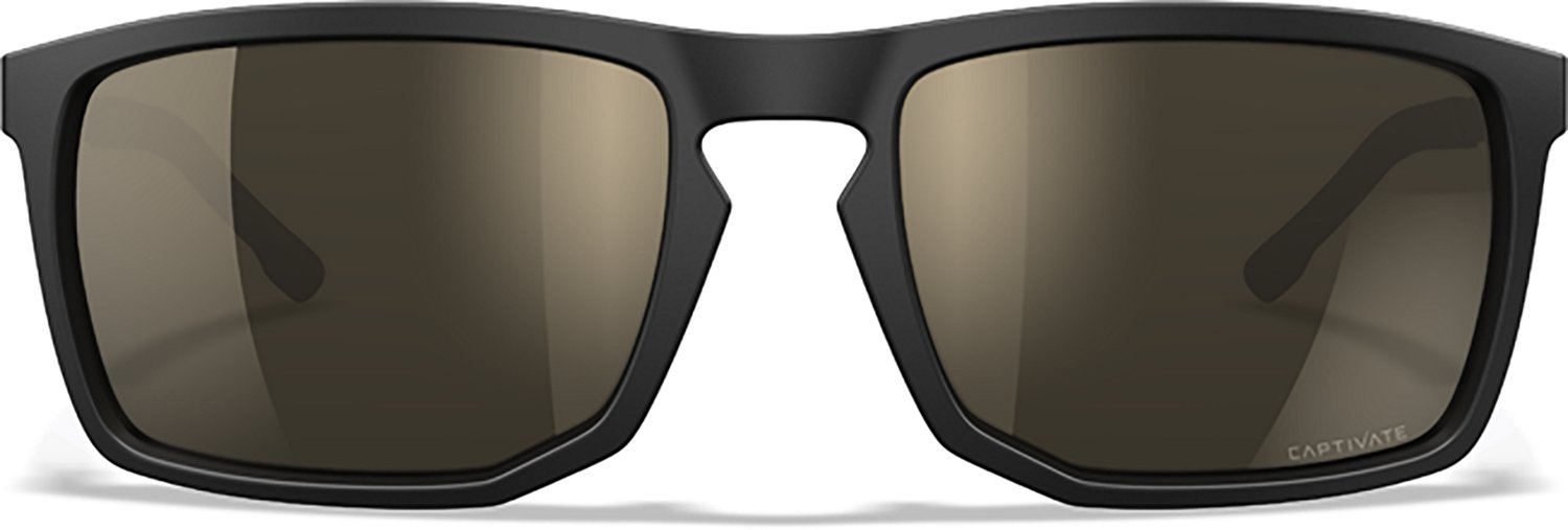 Wiley X Axe Captivate Matte Black Tungsten Polarized Mirrored Lens Sunglasses - view number 2
