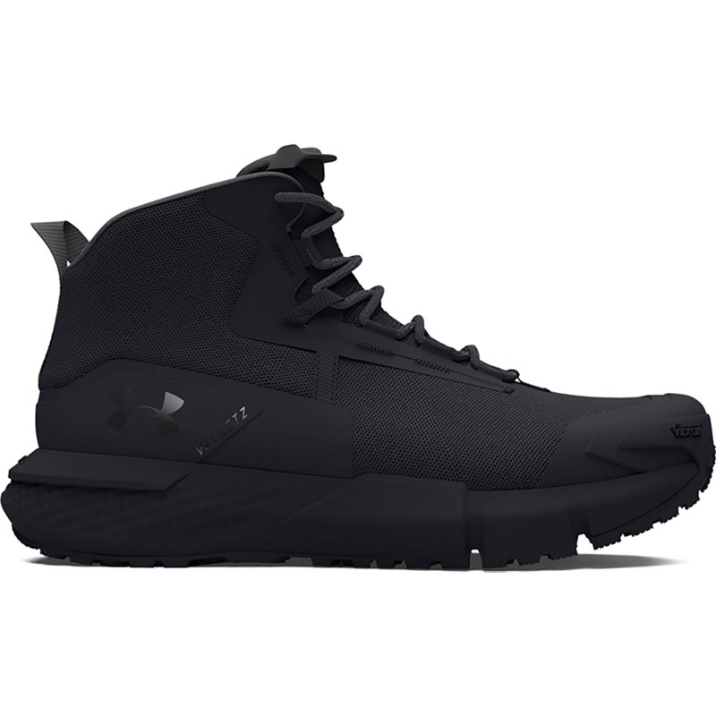 Under Armour Valsetz Mid Tactical Boots for Men - Black/Jet Gray