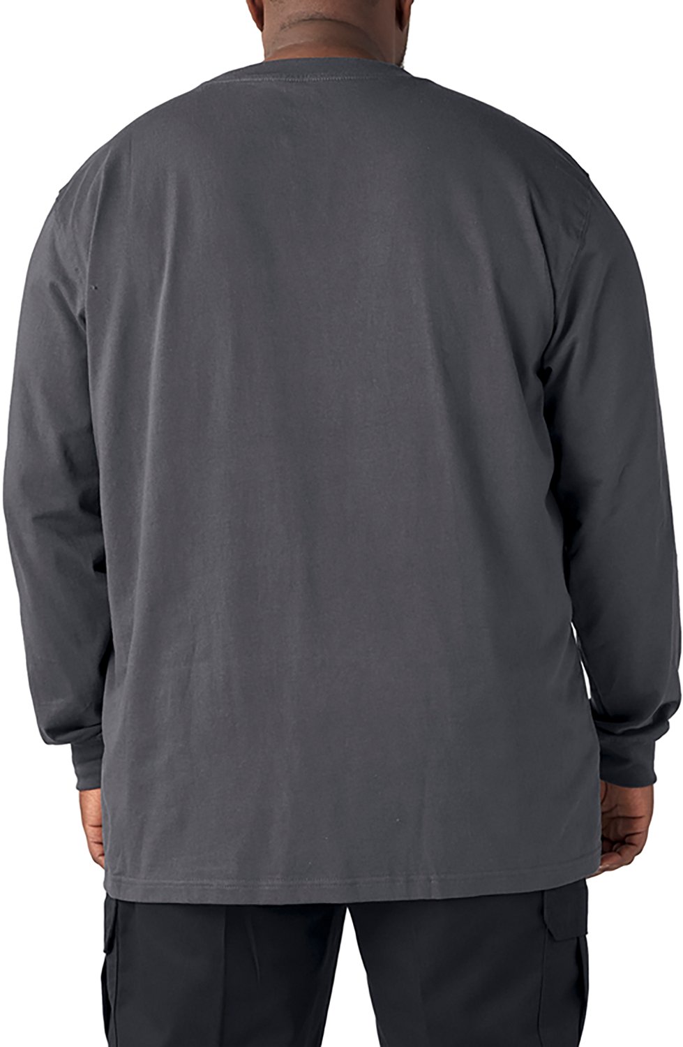 Dickies Men's Heavyweight Crew Neck Long Sleeve T-shirt                                                                          - view number 2