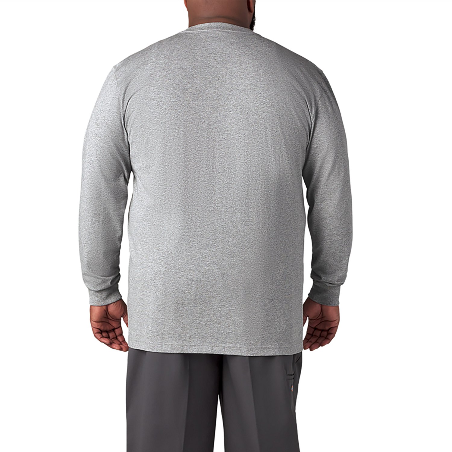Dickies Men's Heavyweight Crew Neck Long Sleeve T-shirt                                                                          - view number 2