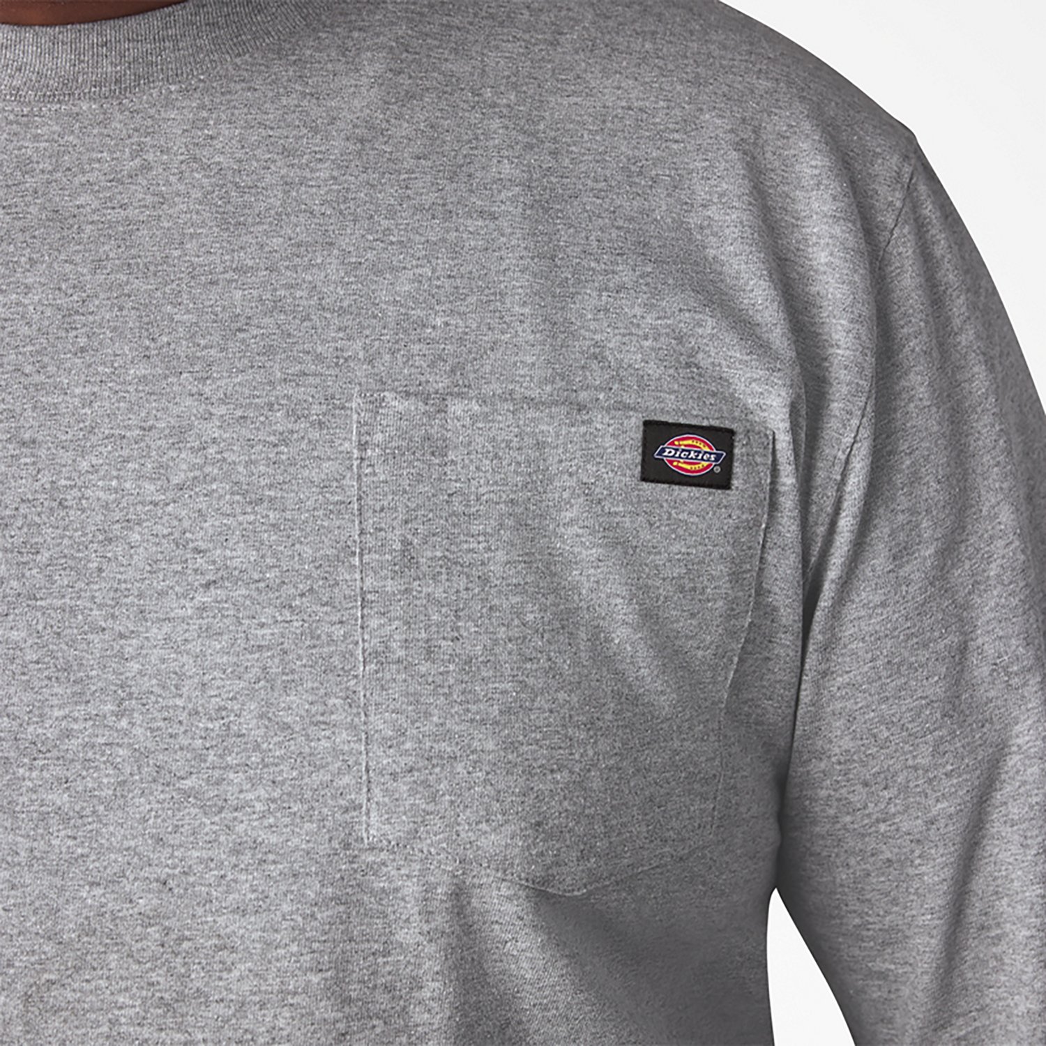 Dickies Men's Heavyweight Crew Neck Long Sleeve T-shirt                                                                          - view number 3