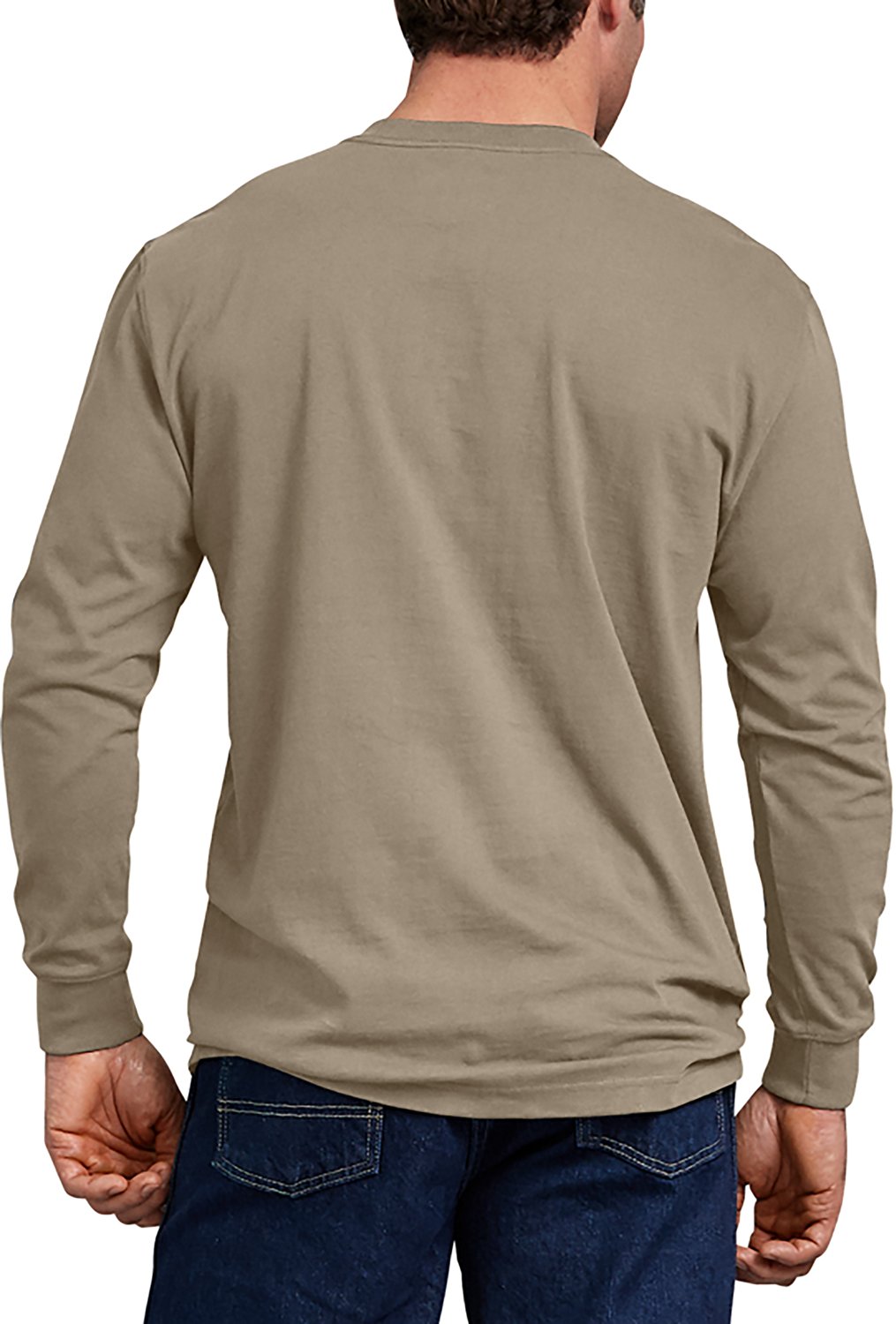 Dickies Men's Heavyweight Crew Neck Long Sleeve T-shirt                                                                          - view number 2