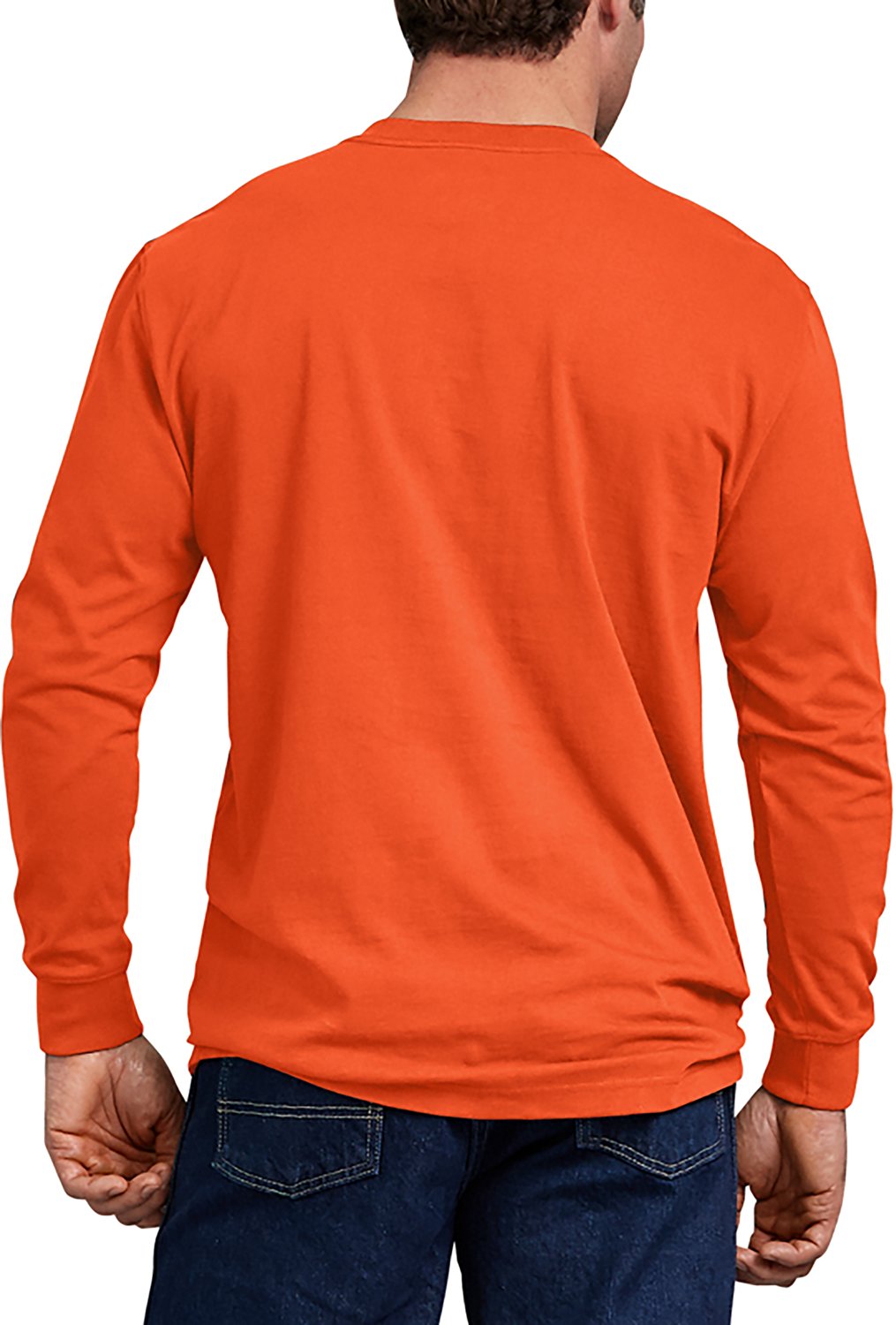 Dickies Men's Heavyweight Crew Neck Long Sleeve T-shirt                                                                          - view number 2