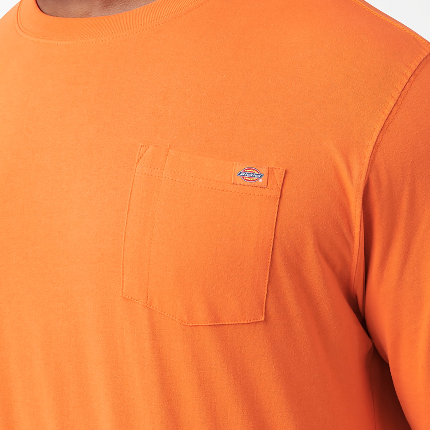 Dickies Men's Heavyweight Crew Neck Long Sleeve T-shirt                                                                          - view number 3