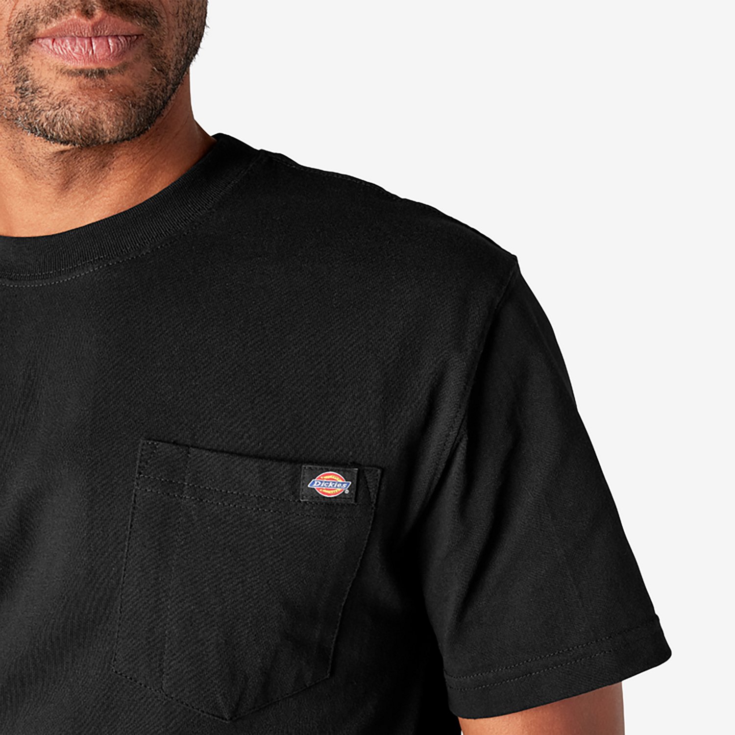 Dickies Men's Short Sleeve Heavyweight Crew Neck T-shirt                                                                         - view number 3