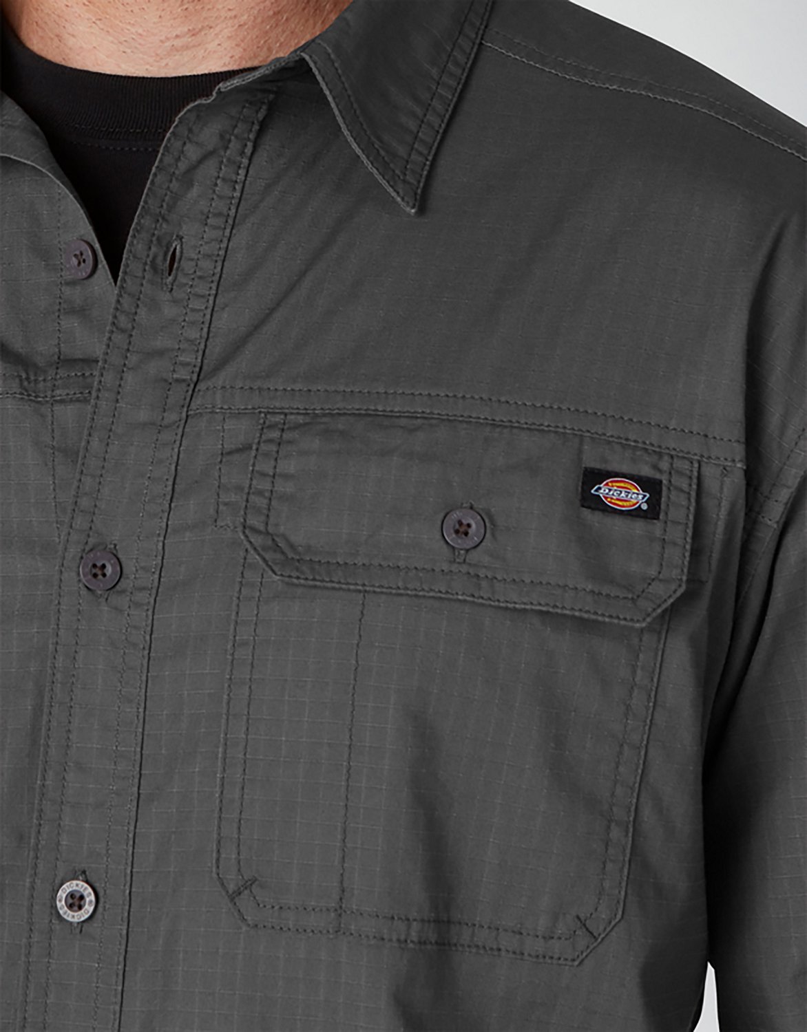 Dickies Men's FLEX Ripstop Long Sleeve Plaid Shirt - view number 3