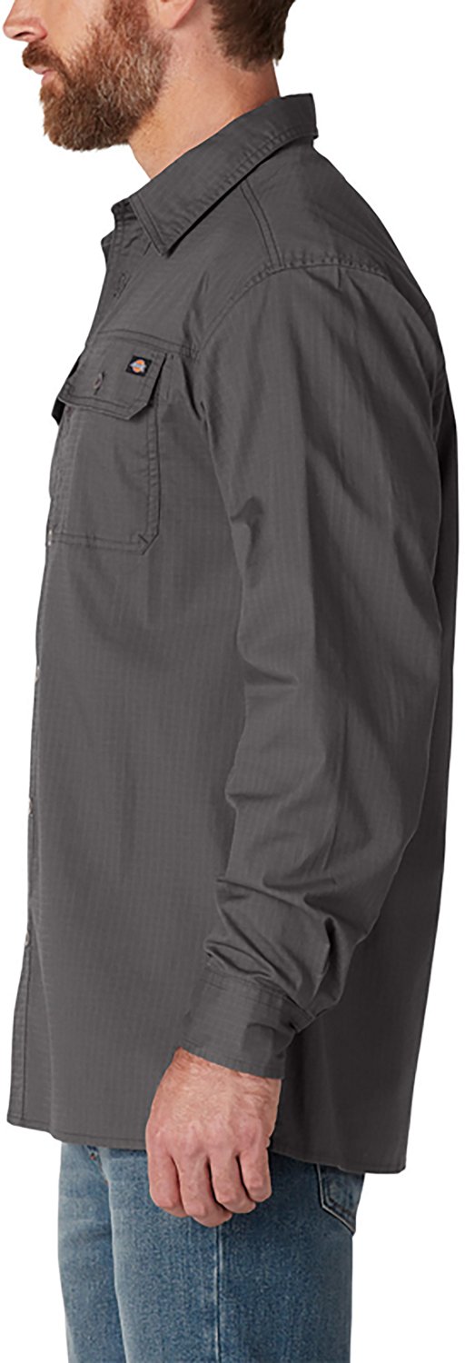 Dickies Men's FLEX Ripstop Long Sleeve Plaid Shirt - view number 4