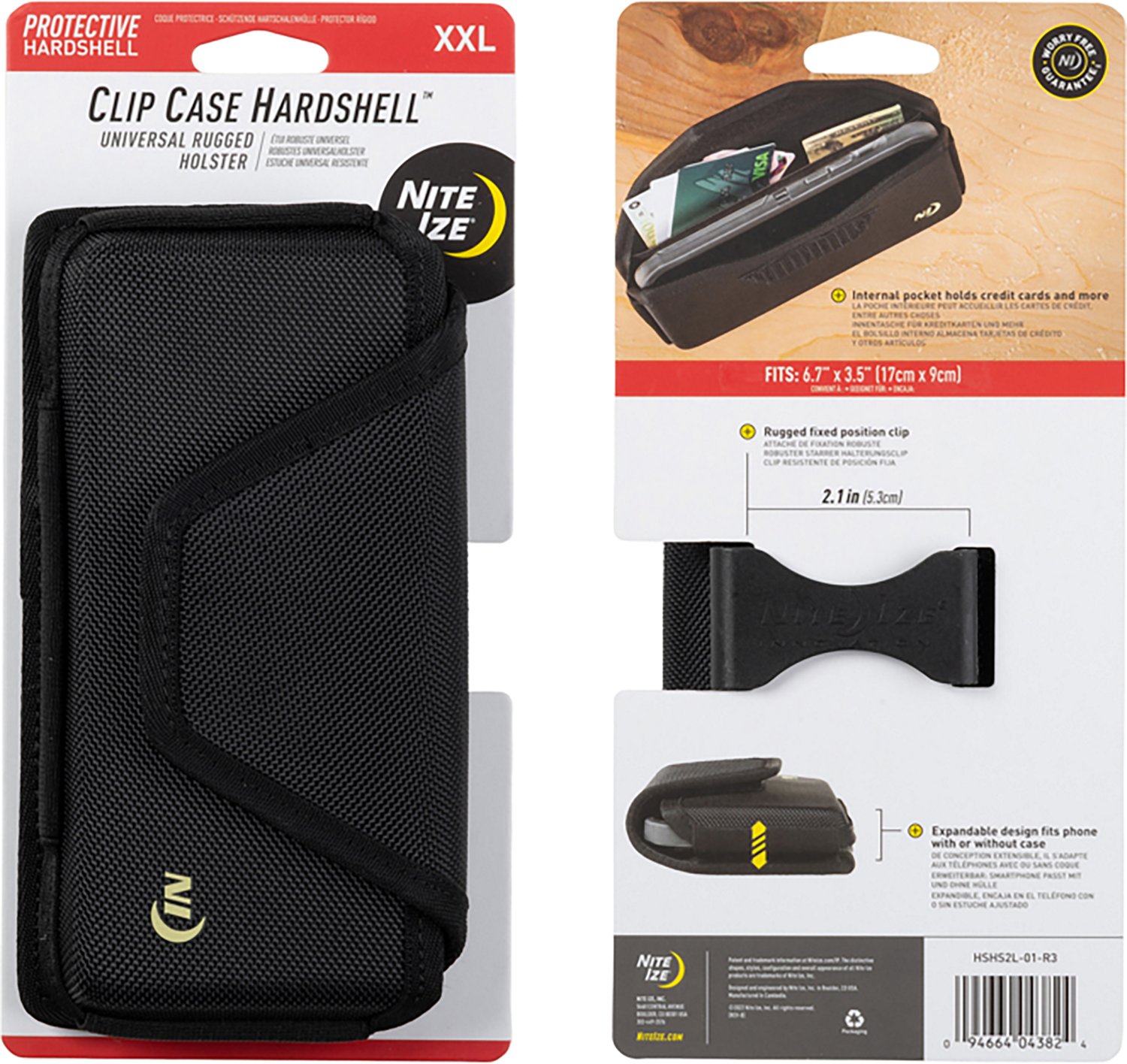Nite Ize Clip Case Hardshell XXL Universal Horizontal Phone Holster                                                              - view number 4