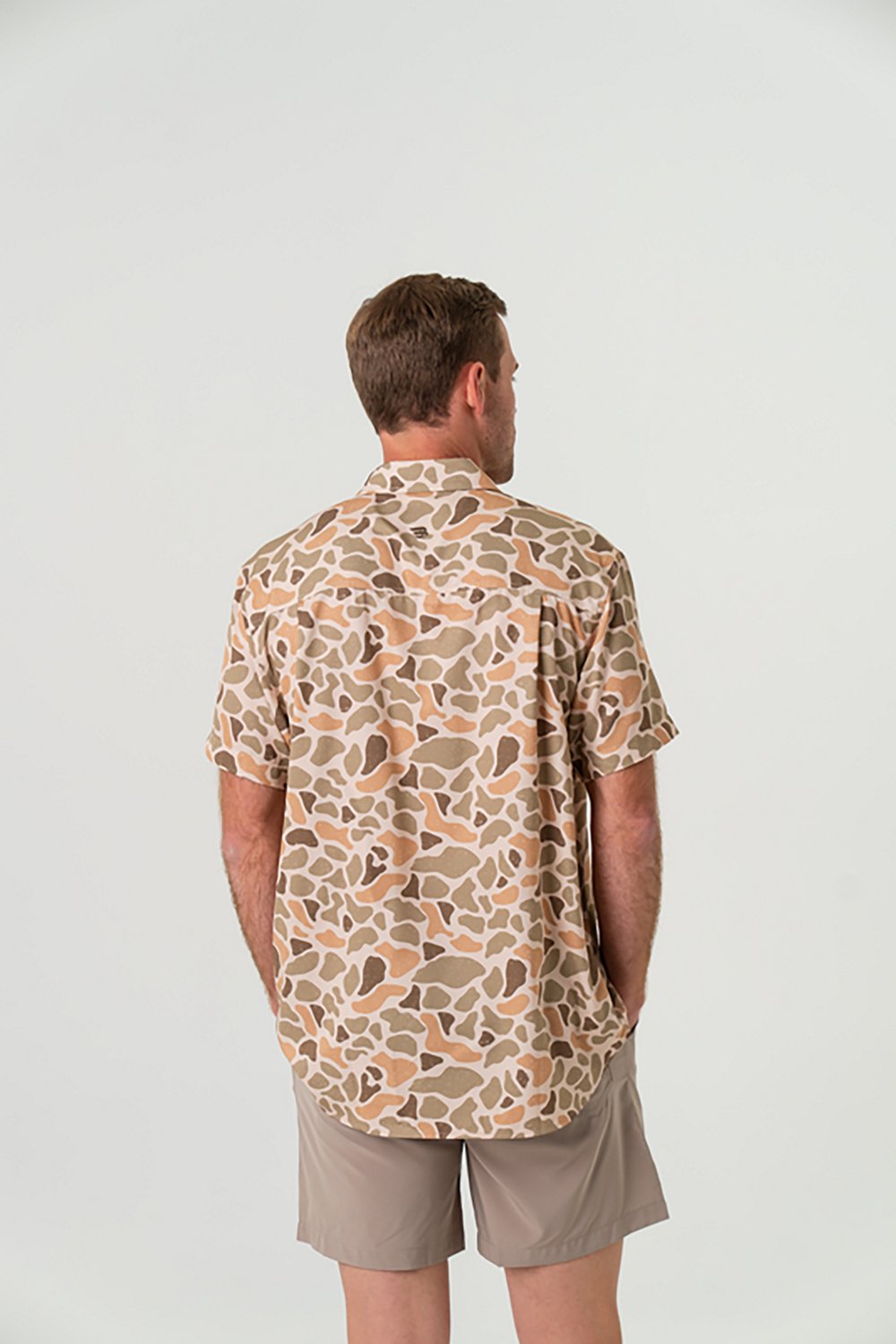 BURLEBO Men's Performance Button-Up Short Sleeve Shirt                                                                           - view number 2