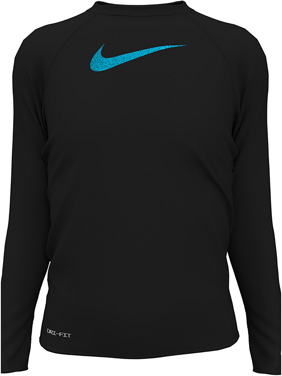Nike Girls' Swoosh Long Sleeve Hydroguard                                                                                        - view number 3