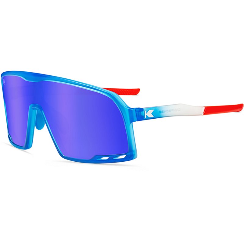 Knockaround Campeones Wraparound Sunglasses, Men's, Blue