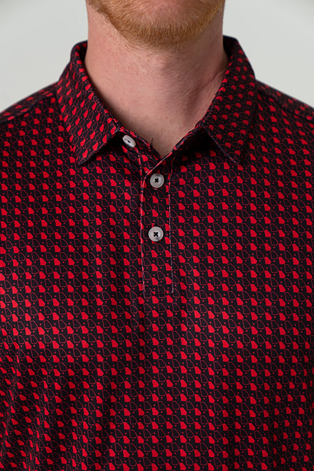 BURLEBO Men's Georgia Performance Polo Shirt - view number 3