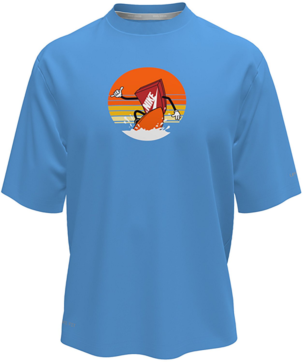 Nike Boys' Sunset Surf Short Sleeve Hydroguard Swim Shirt                                                                        - view number 3