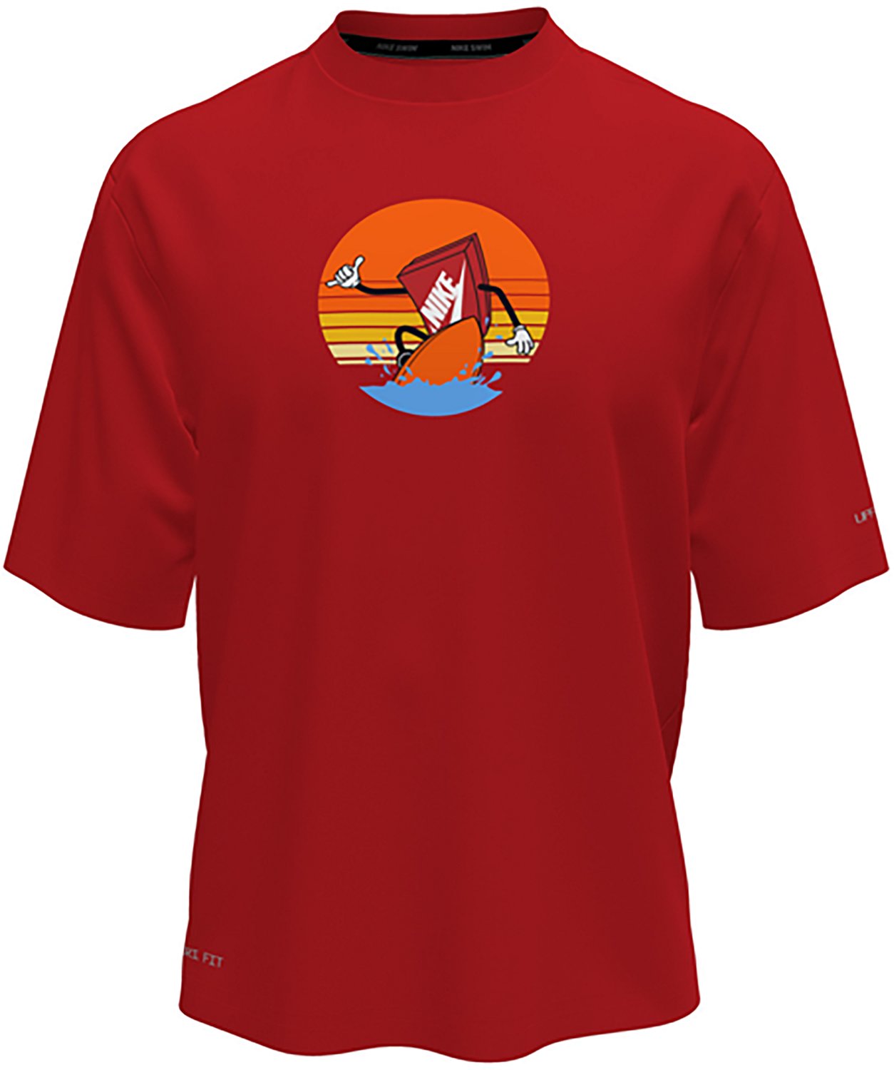 Nike Boys' Sunset Surf Short Sleeve Hydroguard Swim Shirt                                                                        - view number 3