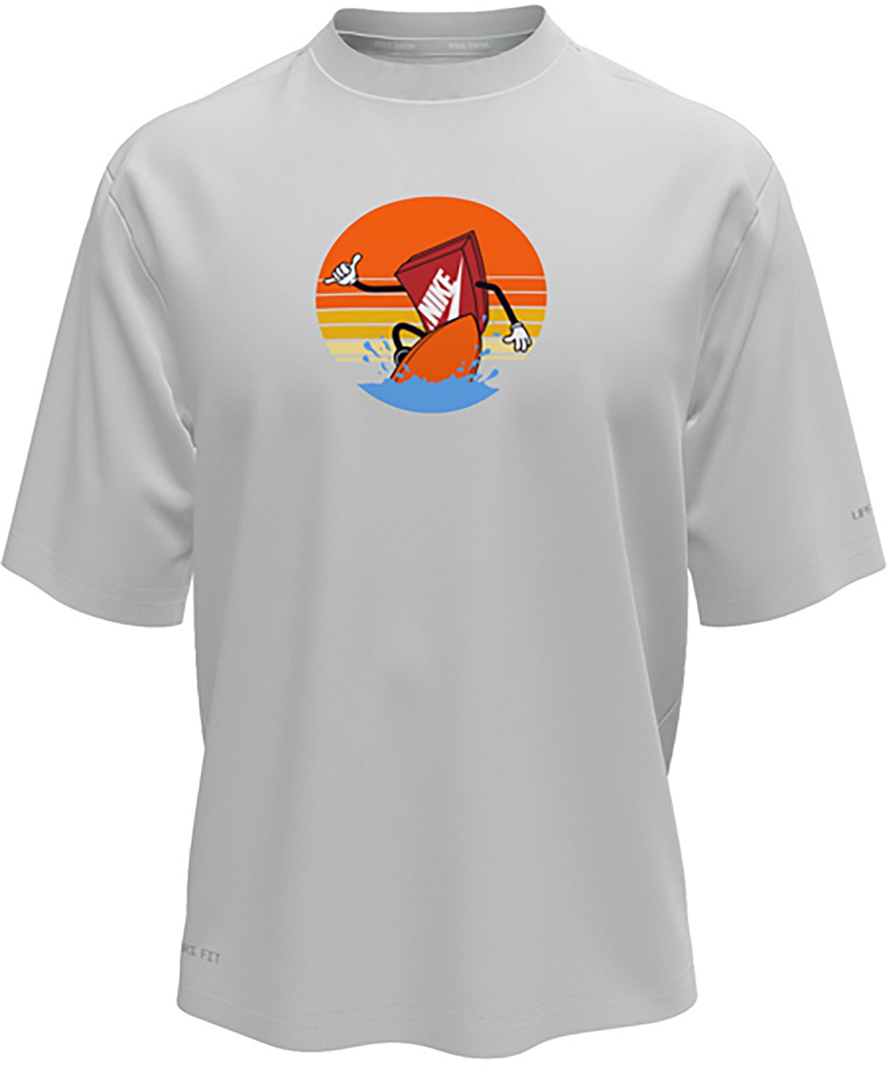 Nike Boys' Sunset Surf Short Sleeve Hydroguard Swim Shirt                                                                        - view number 3