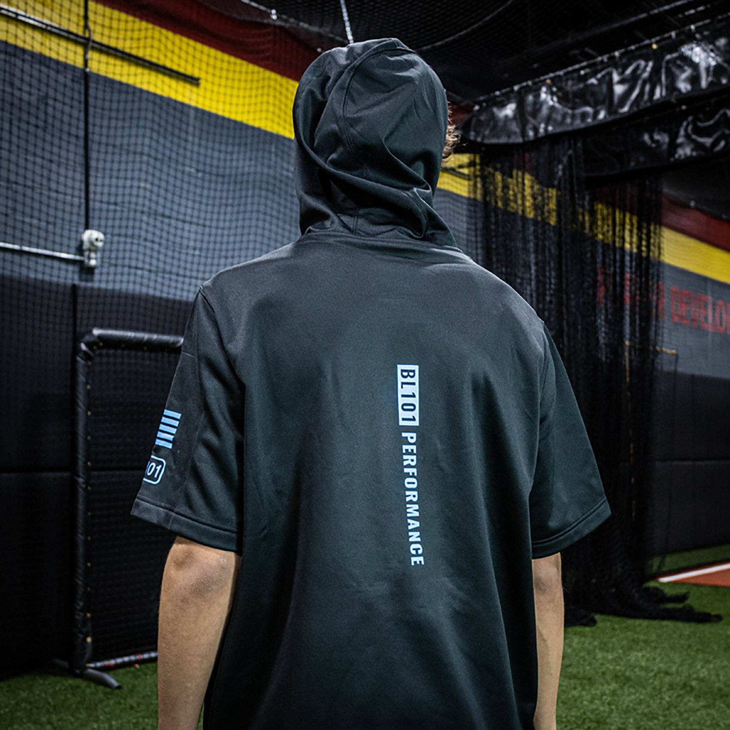 Baseball Lifestyle 101 Adults' BSBL-SZN V2 Short Sleeve Hoodie - view number 5