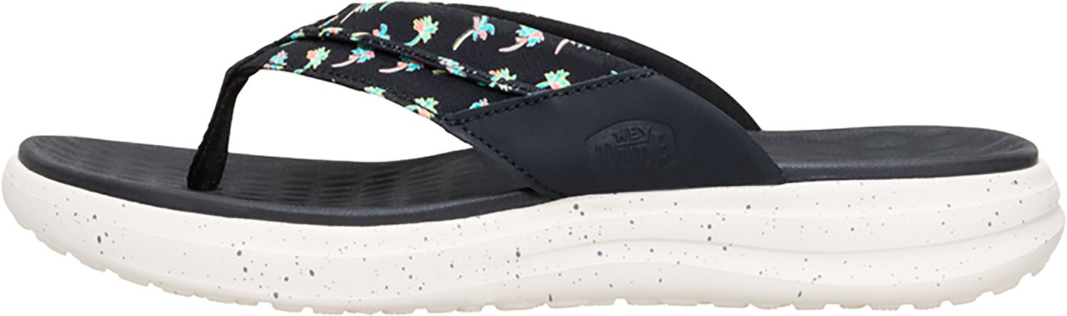 HEYDUDE Men's Finn Palm Tree Flip Flops - view number 2