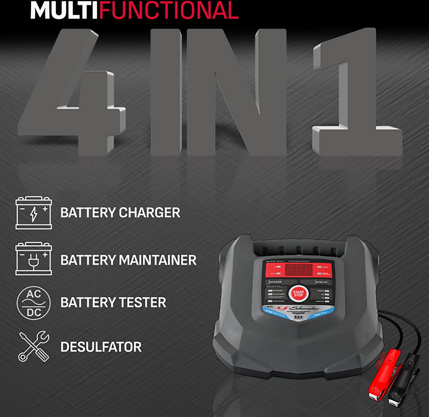 Schumacher SC1280 15A 6/12V Car and Boat Rapid Charger - view number 2