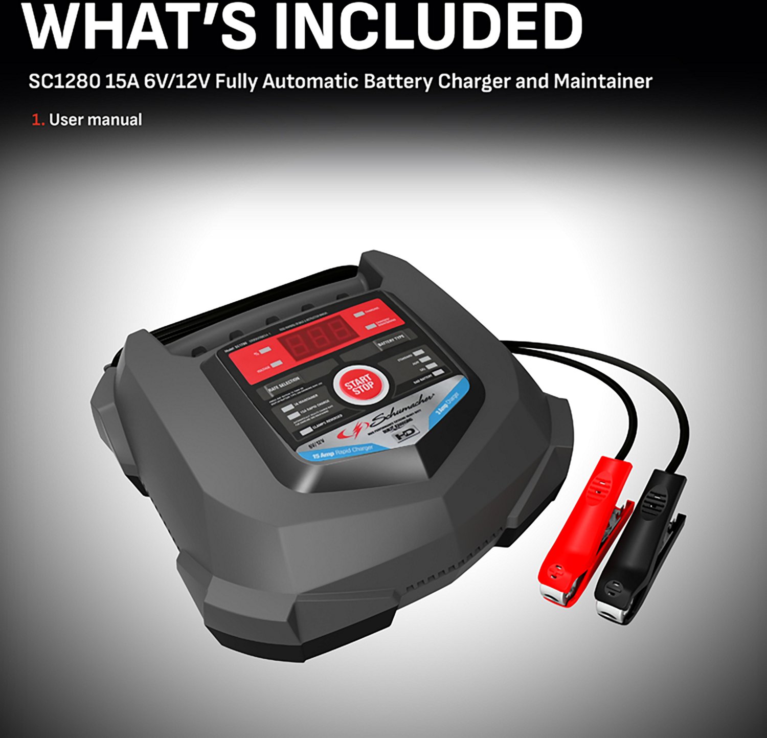Schumacher SC1280 15A 6/12V Car and Boat Rapid Charger - view number 6