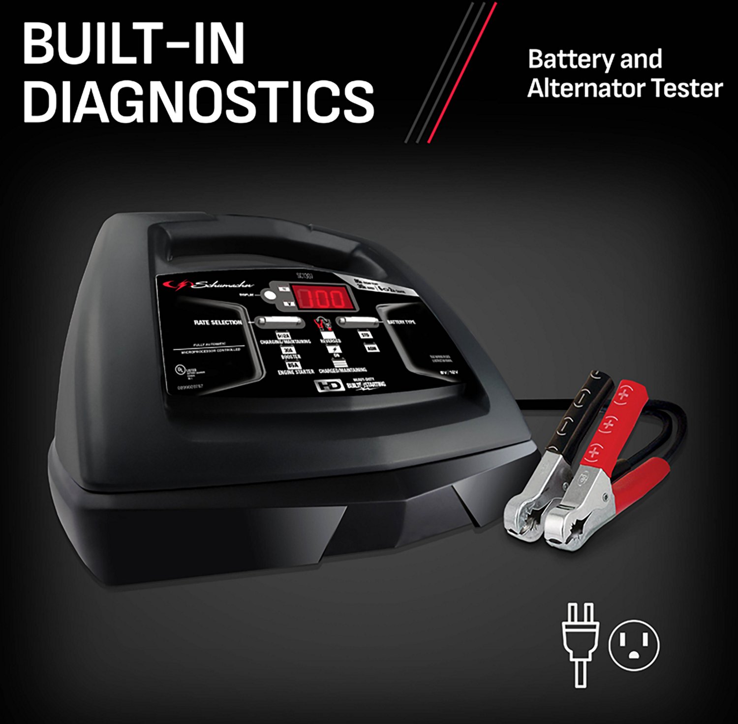 Schumacher SC1307 85/30/6 2A 6/12V Charger and Starter - view number 2