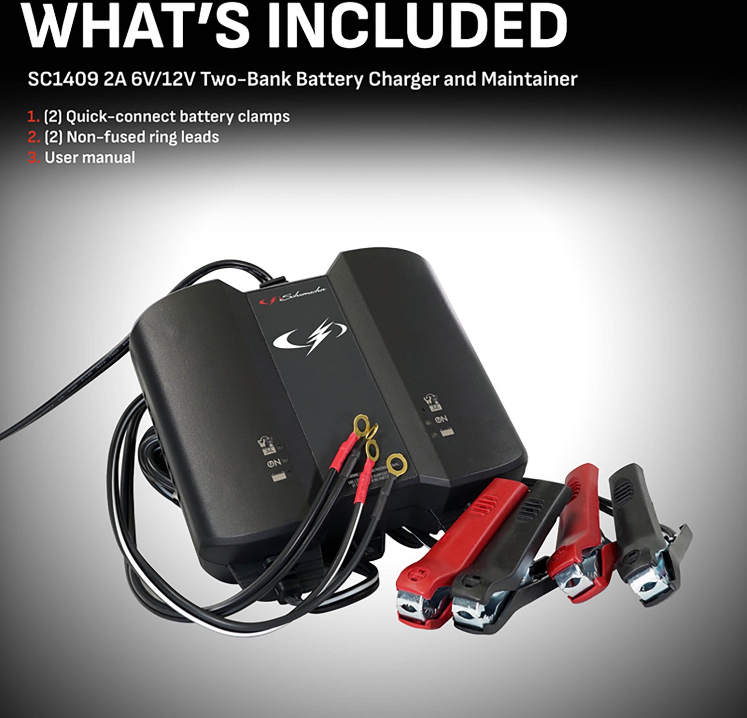 Schumacher SC14092 4A 6/12V Charger and Maintainer - view number 4