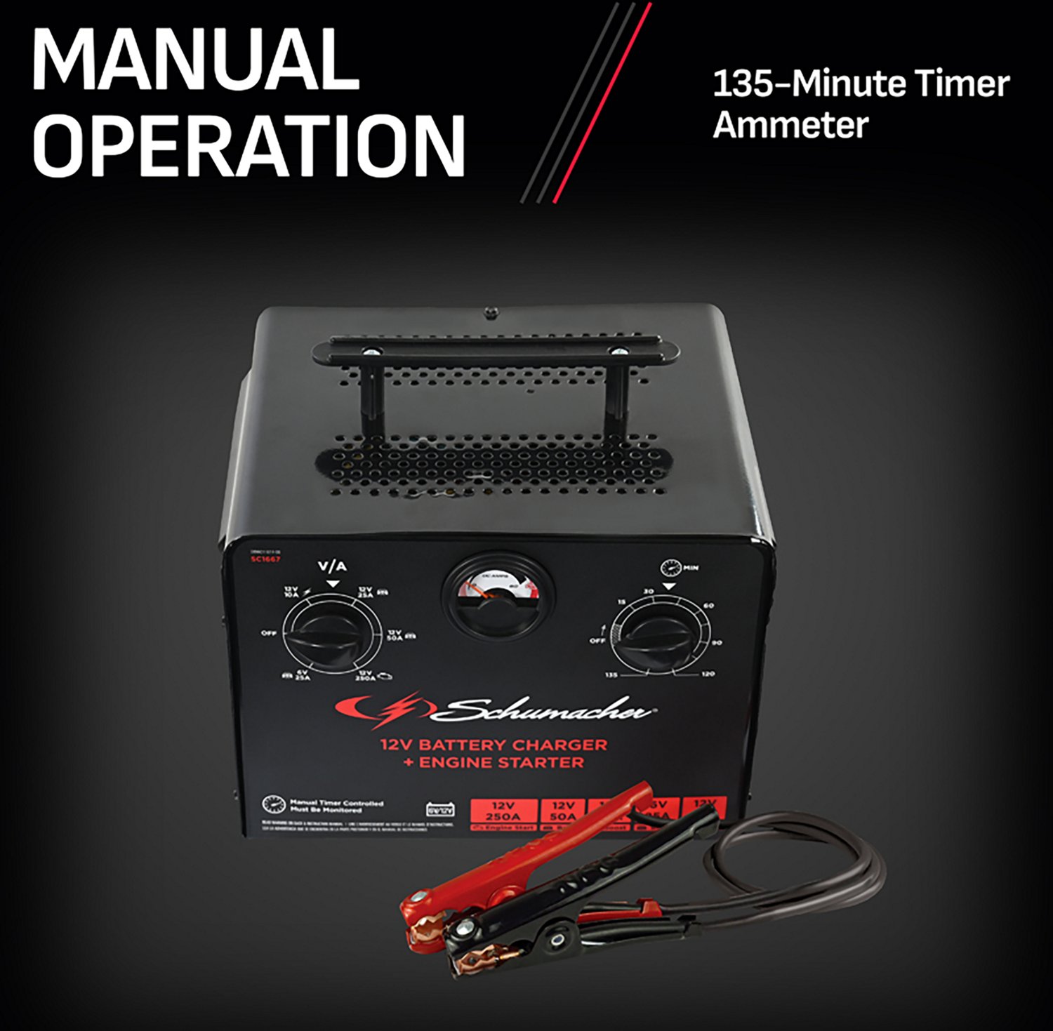 Schumacher Sc1667 10/25/50/250A 6/12V Charger - view number 2