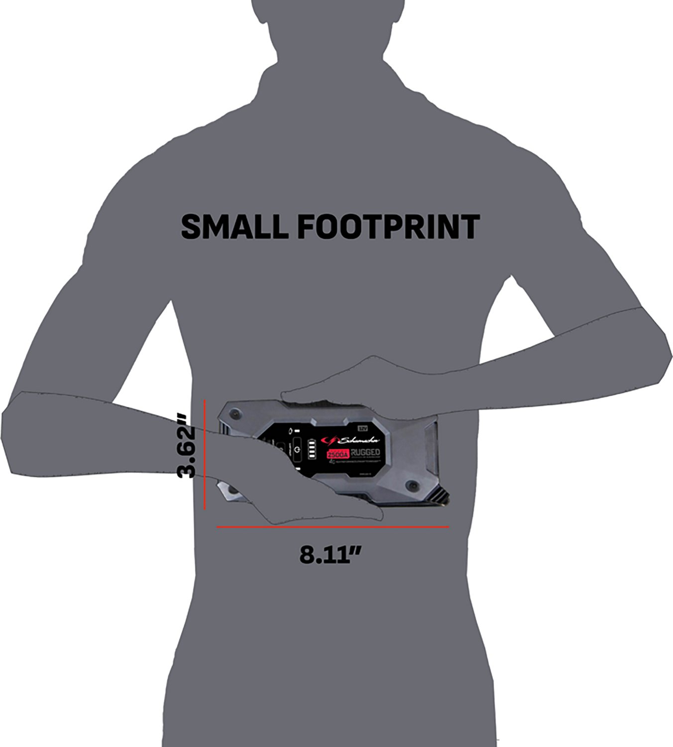 Schumacher SL1596 2,500 Peak Amp Rugged Lithium-ion Jump Starter - view number 8