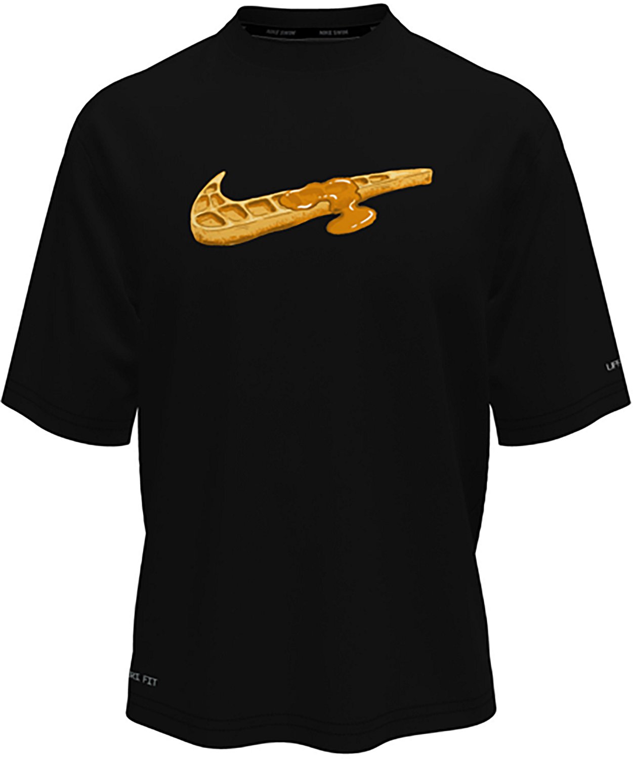 Nike Boys' Swoosh Waffle Short Sleeve Hydroguard Swim Shirt                                                                      - view number 3