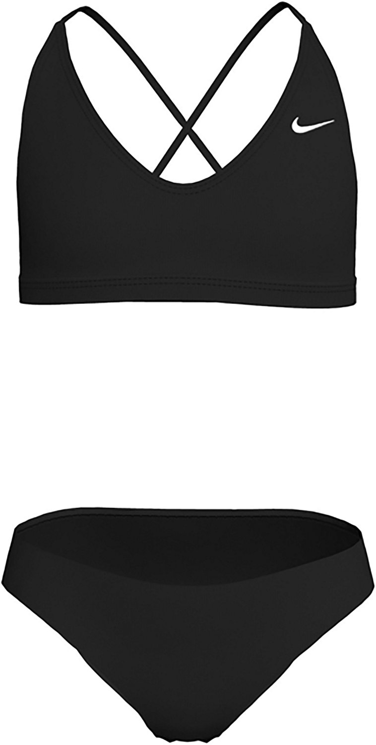 Nike Girls' Essential Lace Up Bikini 2-Piece Swimsuit Set                                                                        - view number 3