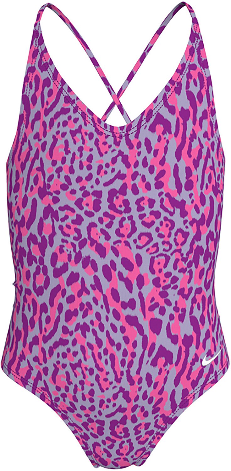 Nike Girls' Wild Lace Up One Piece Swimsuit                                                                                      - view number 3