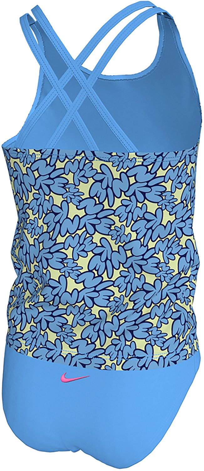 Nike Girls' Bubble Script Spiderback Tankini Set                                                                                 - view number 2