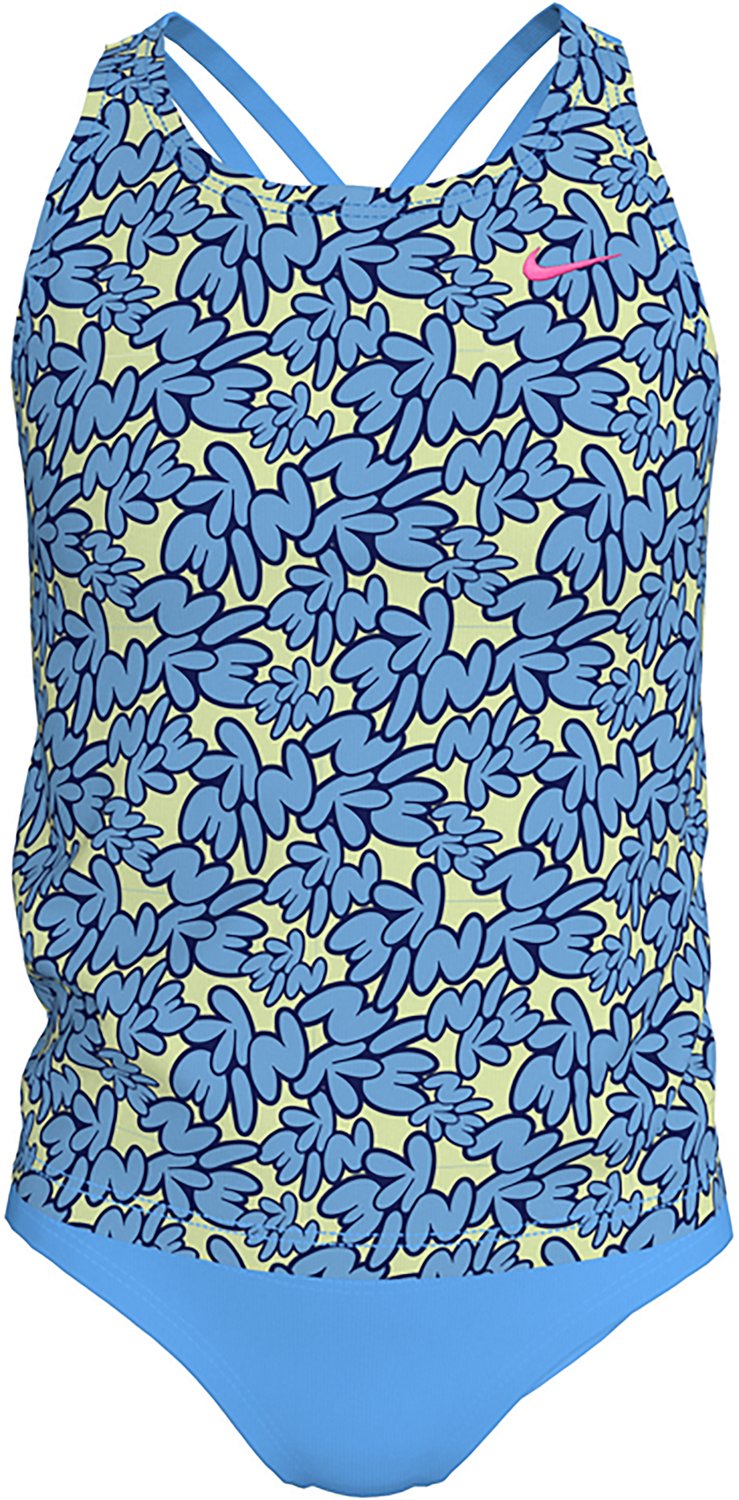Nike Girls' Bubble Script Spiderback Tankini Set                                                                                 - view number 3