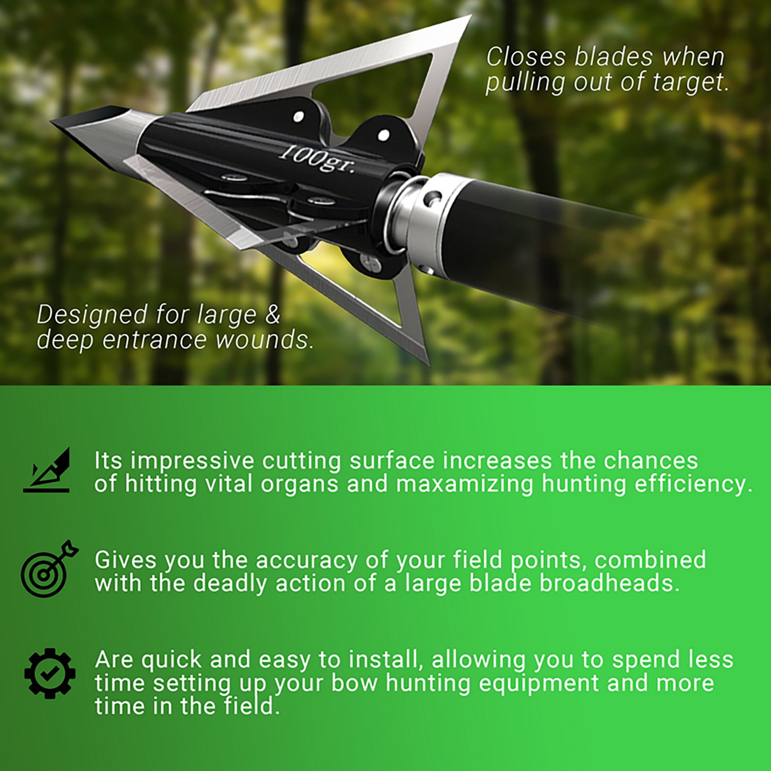 Rexpid Big III Fixed Broadheads 3-Pack