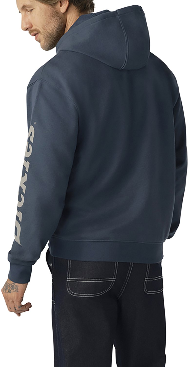 Dickies Men's Water-Repellent Tri-Color Logo Fleece Hoodie - view number 2
