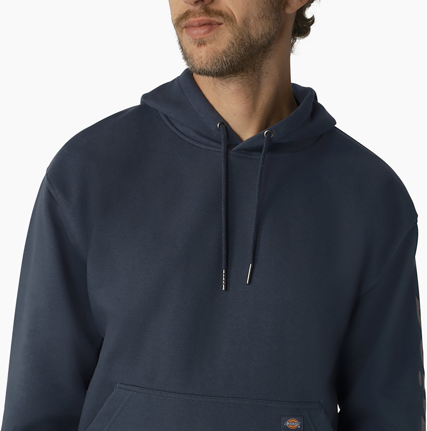 Dickies Men's Water-Repellent Tri-Color Logo Fleece Hoodie - view number 3